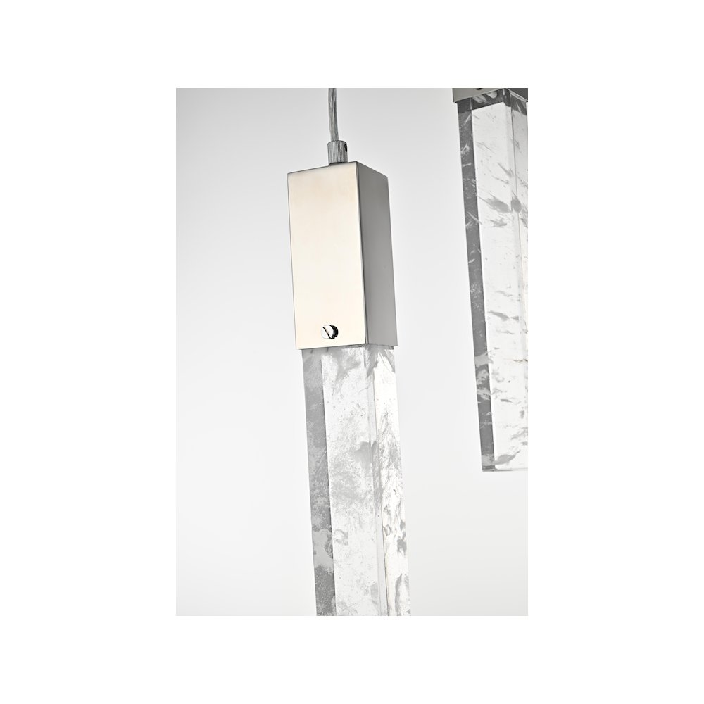 Aurora 42 inch Chandelier in Chrome. Picture 6