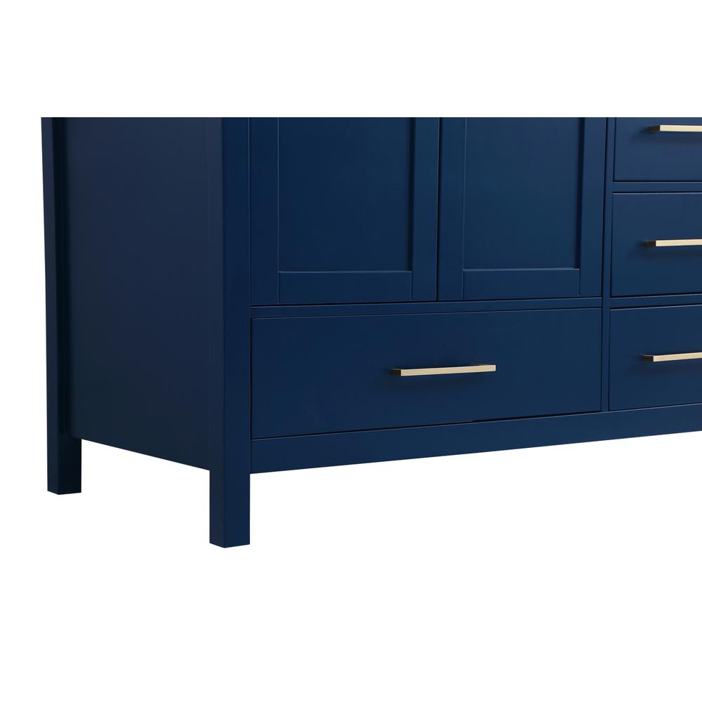 42 inch Single Bathroom Vanity in Blue. Picture 11