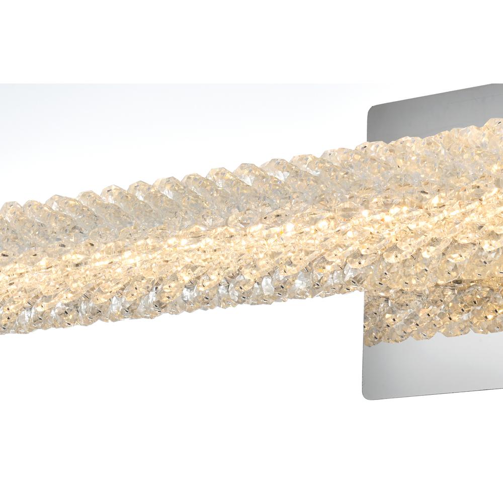 Bowen 36 inch Adjustable LED Wall Sconce in Chrome. Picture 5