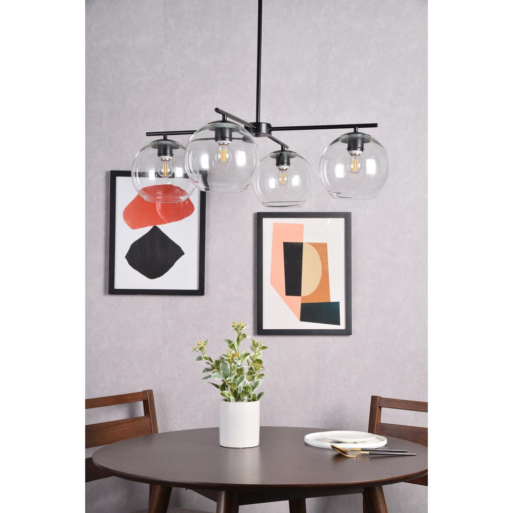Opus 4 lights black pendant. Picture 8