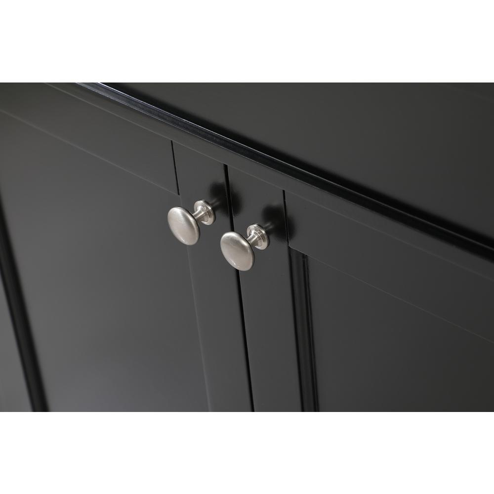 60 inch Single bathroom vanity in black. Picture 12