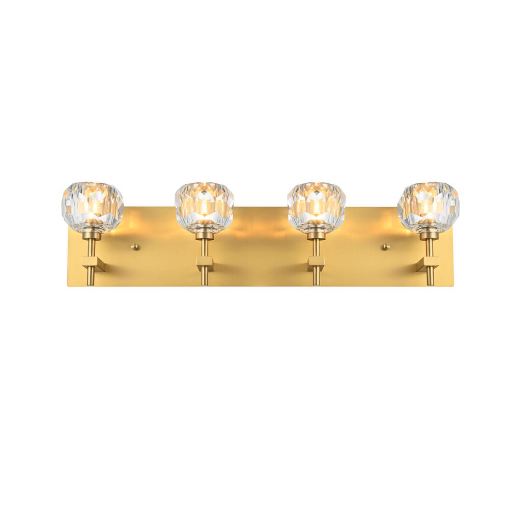 Graham 4 Light Wall Sconce in Gold. Picture 1