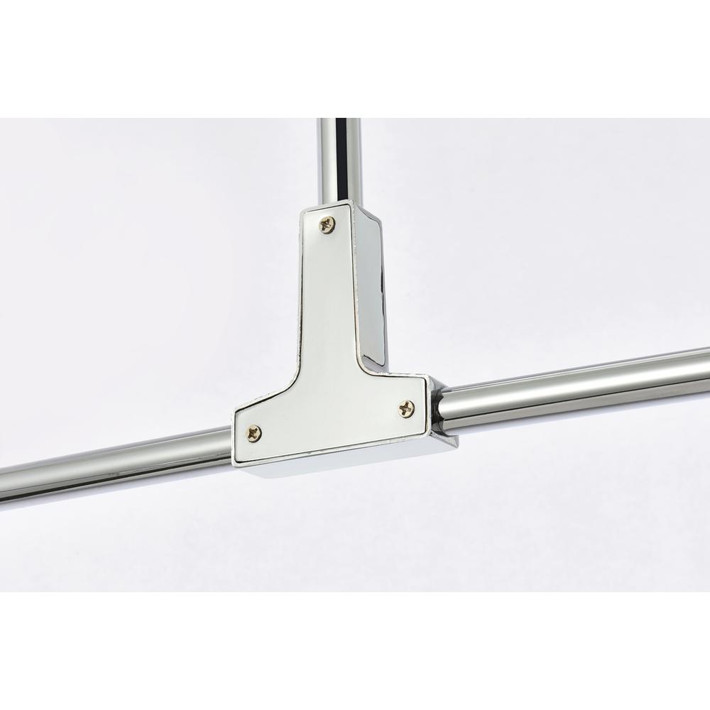 Zayne 4 Light Pendant in Chrome. Picture 4