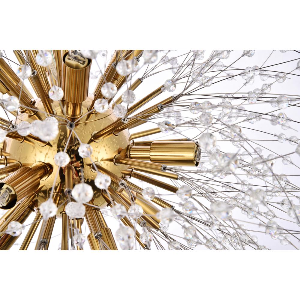 Solace 12 lights Gold pendant. Picture 5