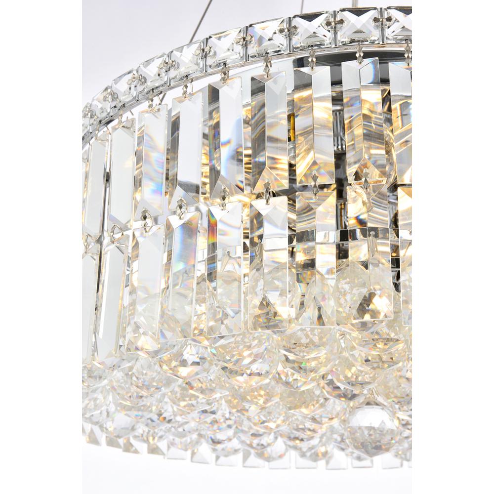 Maxime 12 light Chrome Chandelier Clear Royal Cut Crystal. Picture 4