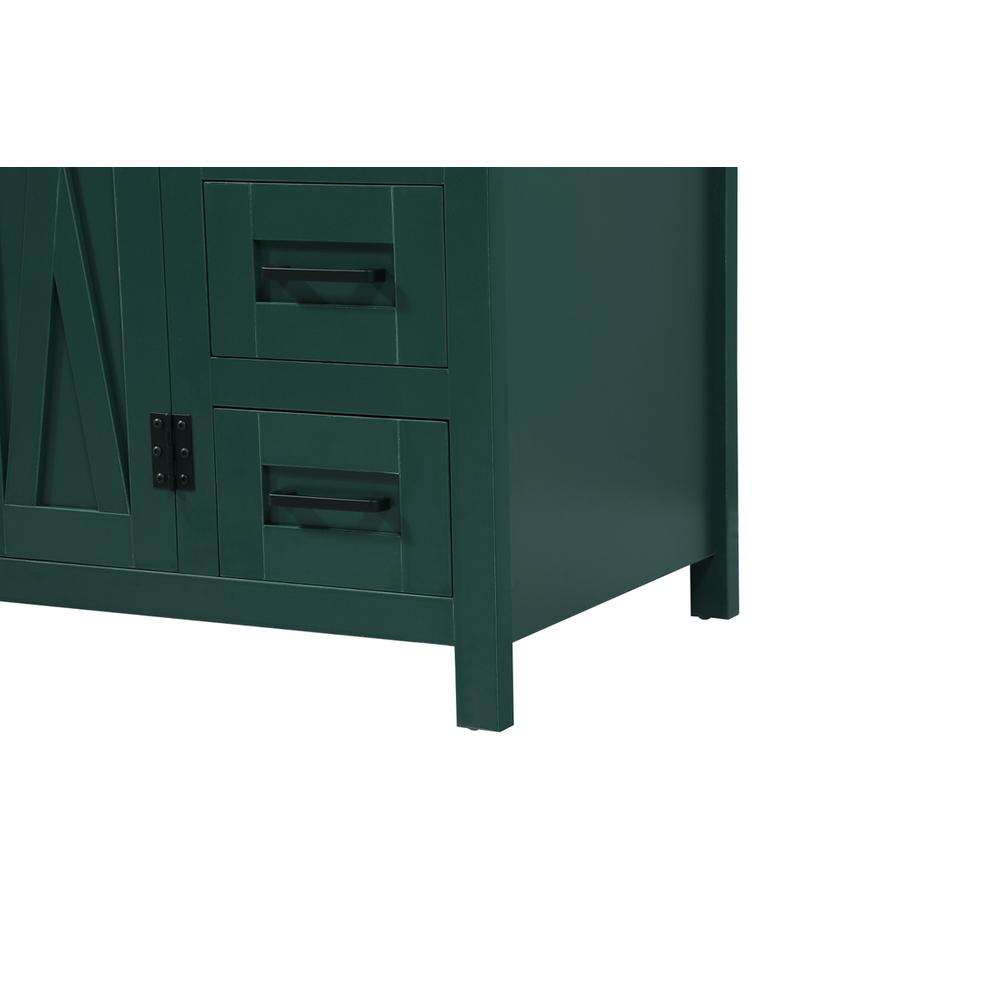 32 inch Single bathroom vanity in green with backsplash. Picture 13