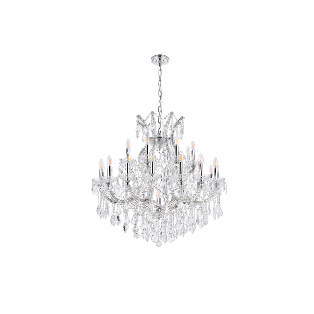 Maria Theresa 24 light Chrome Chandelier Clear Royal Cut Crystal. Picture 6