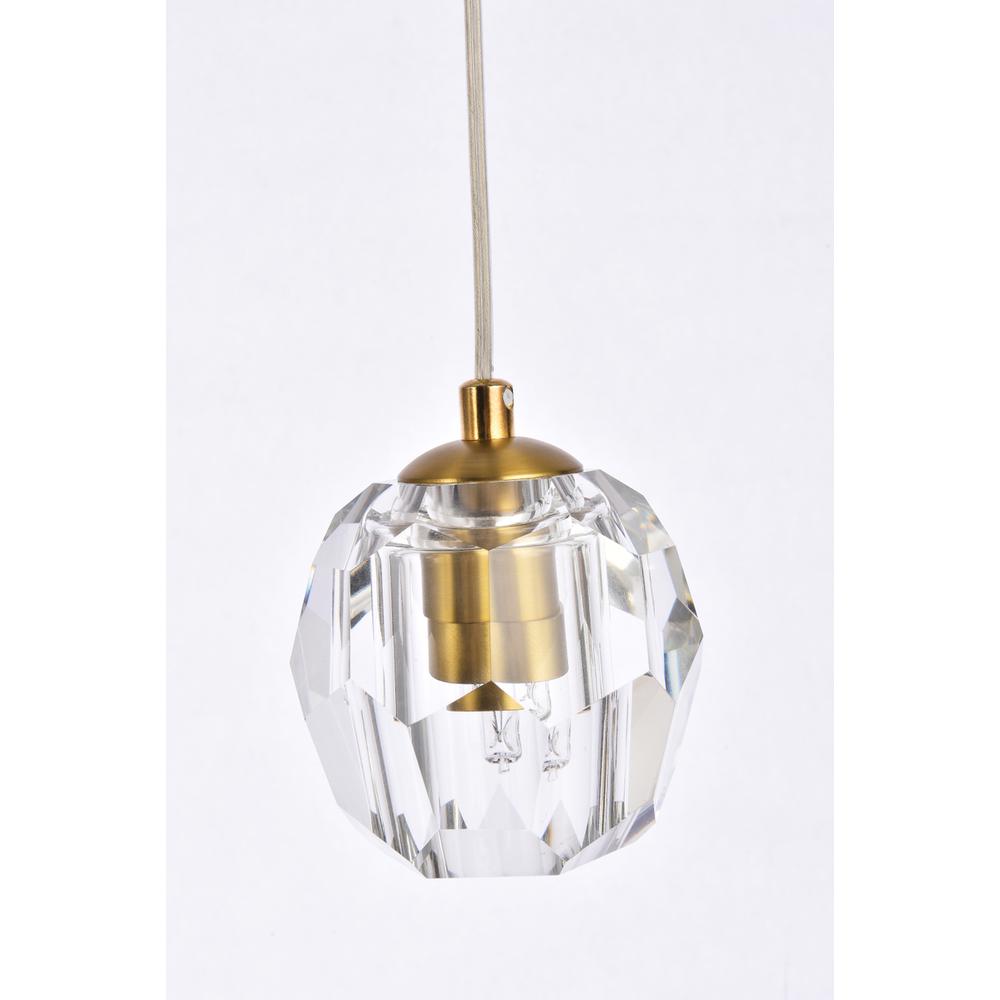 Eren 3 lights Gold pendant. Picture 4