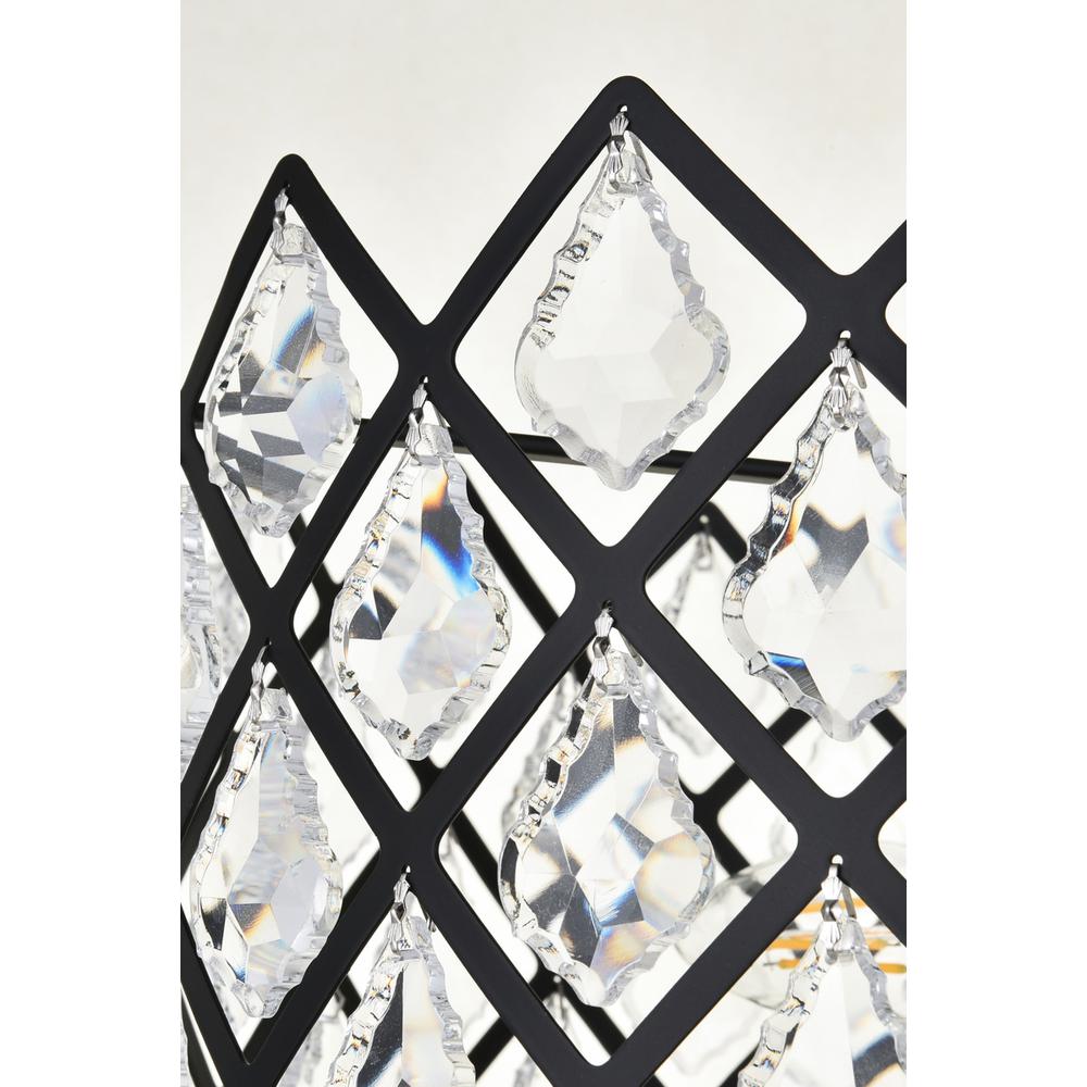 Lyla 13 inch flush mount in black. Picture 4