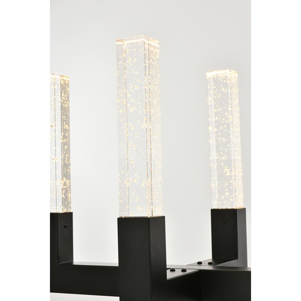 Noemi 42 inch Adjustable LED Pendant in Black. Picture 7