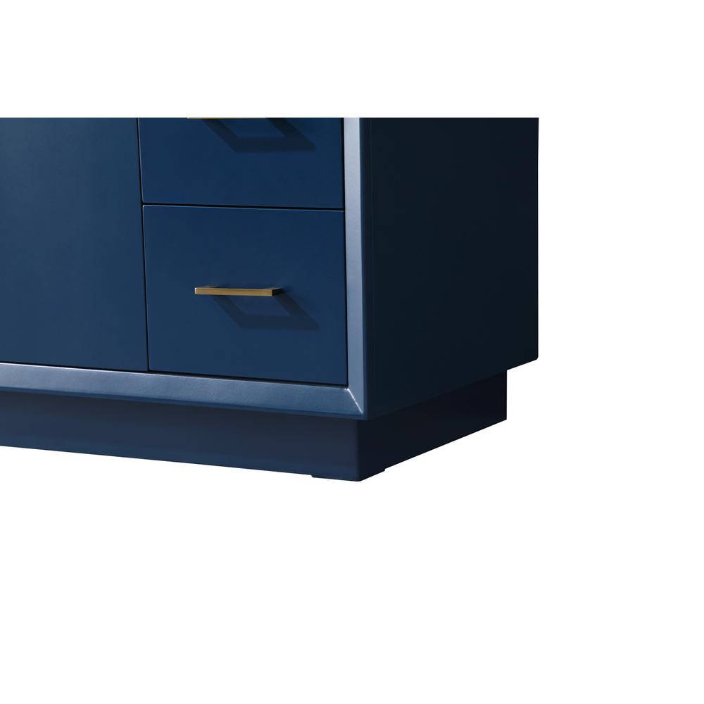 54 Inch SIngle Bathroom Vanity In Blue. Picture 13
