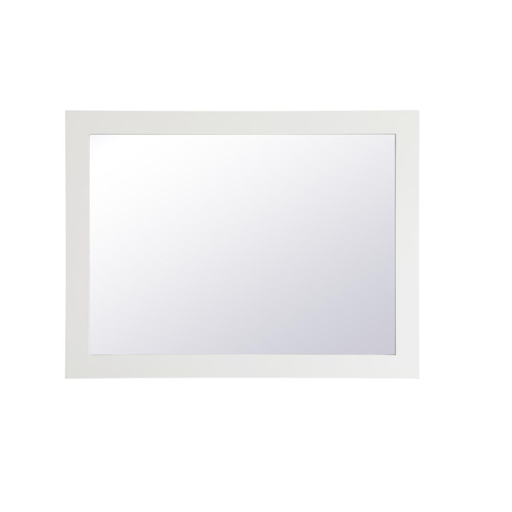 Aqua rectangle vanity mirror 27 inch in White. Picture 6