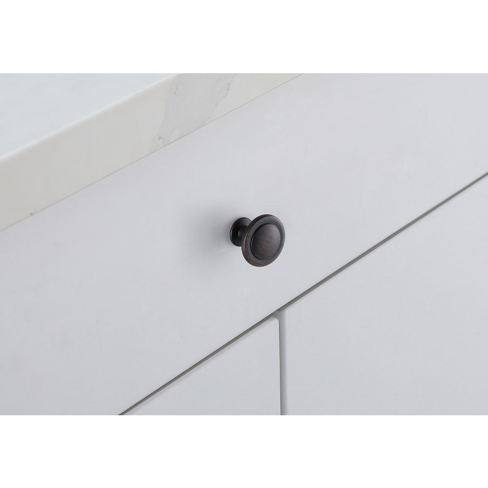 Logyn 1.3" Diameter Oil-rubbed Bronze Mushroom Knob Multipack (Set of 10). Picture 2