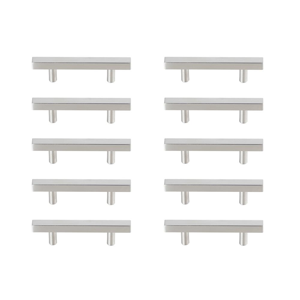 Dior 3" Center to Center Brushed Nickel Bar Pull Multipack (set of 10). Picture 1