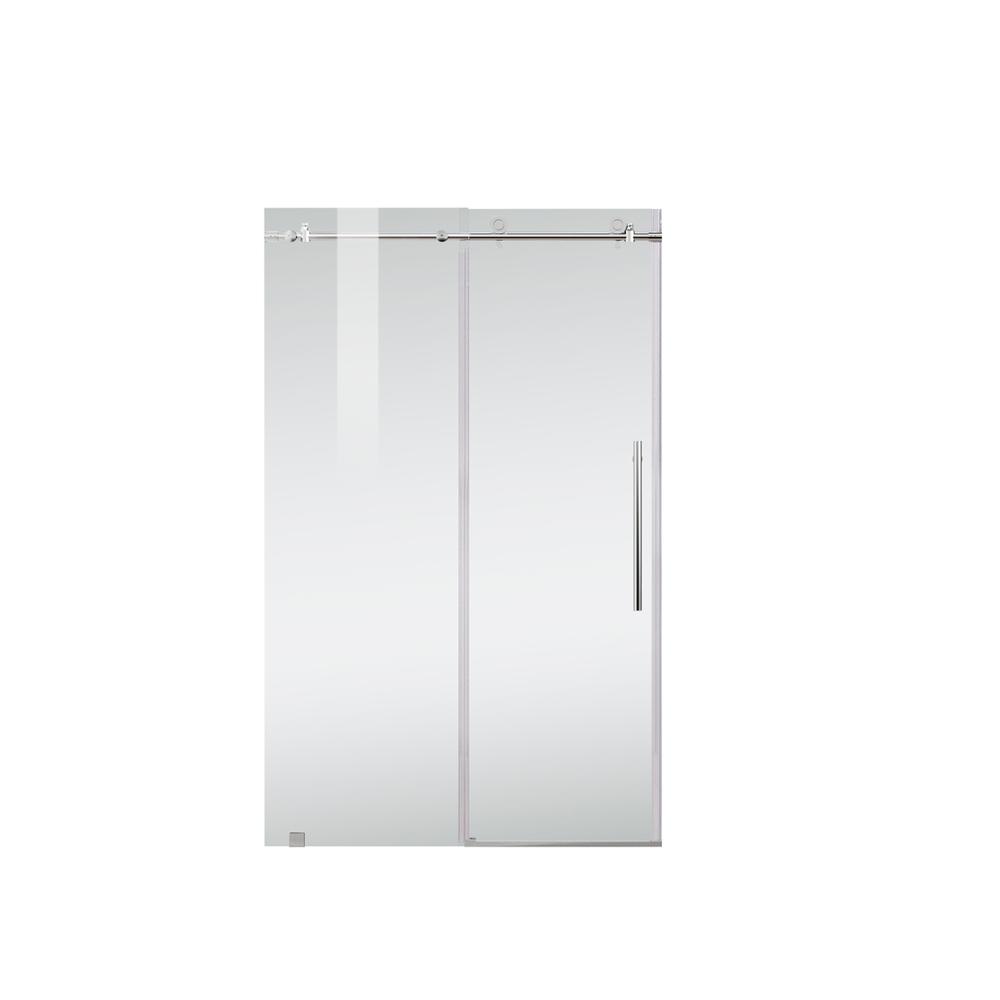 Frameless shower door 48 x 76 Polished Chrome. Picture 10