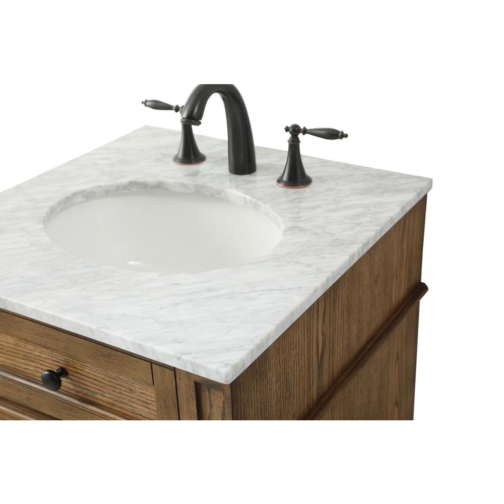 21 inch Single bathroom vanity in driftwood. Picture 11