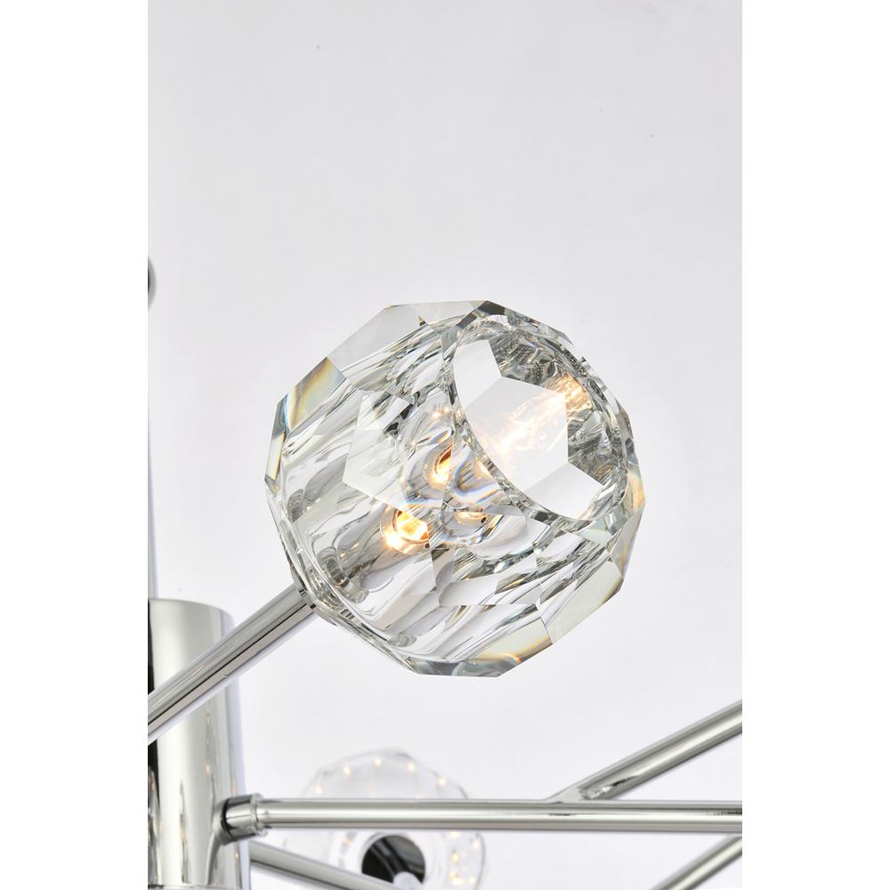 Graham 18 Light Pendant in Chrome. Picture 3