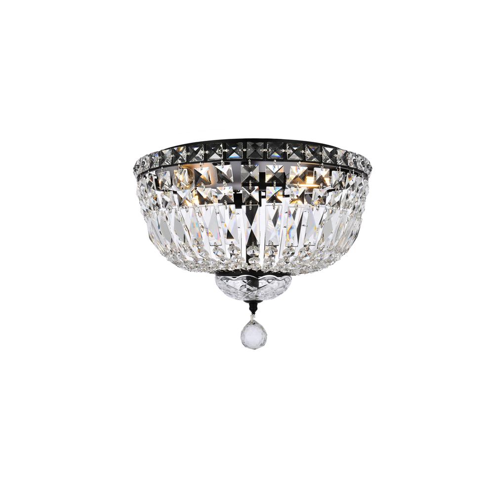 Tranquil 14 inch black flush mount. Picture 1