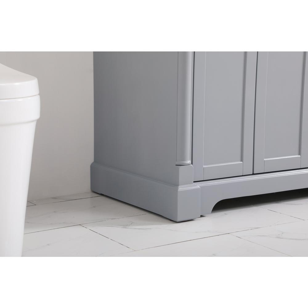 36 inch Single bathroom vanity in  Grey. Picture 6