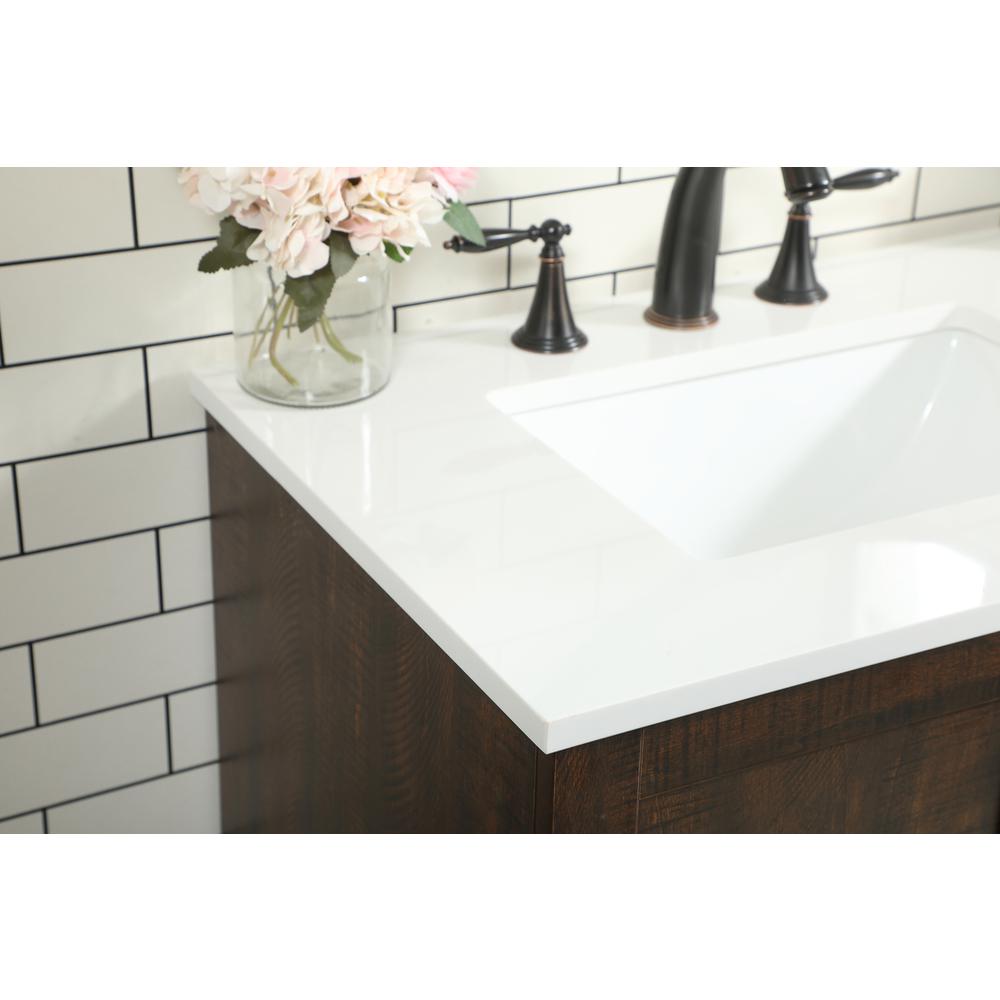 42 inch Single bathroom vanity in expresso. Picture 5