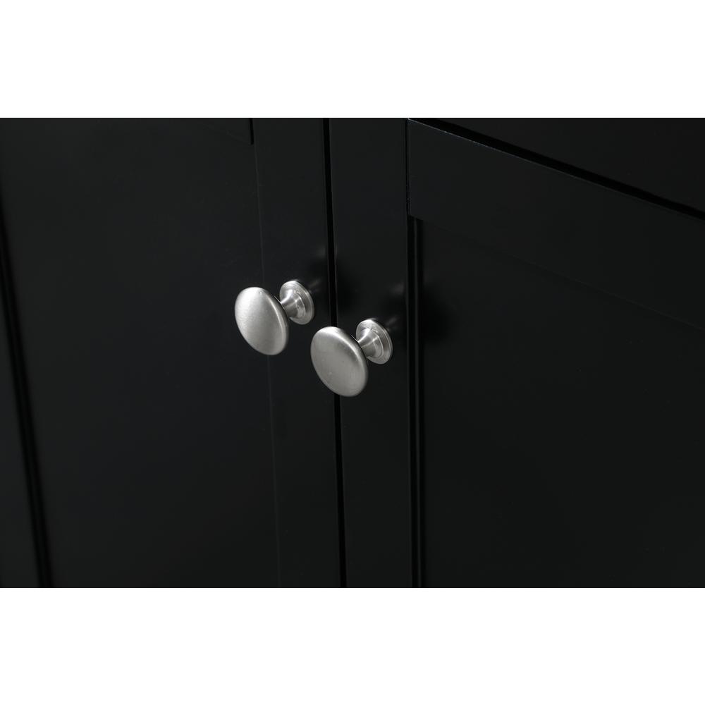 60 inch Single bathroom vanity in black. Picture 12