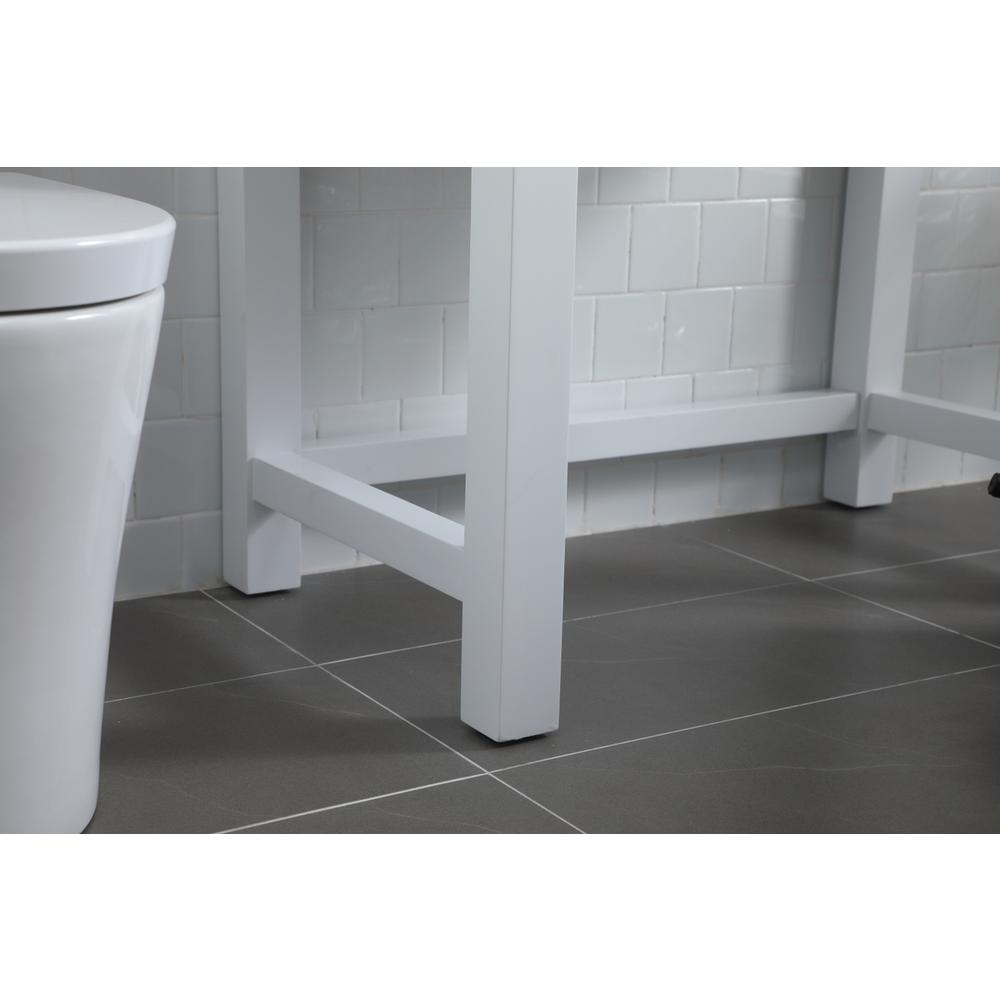 36 Inch ADA Compliant Bathroom Vanity In White. Picture 6