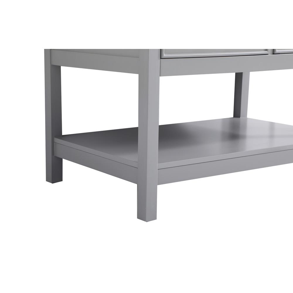 36 inch Single bathroom vanity in gray with backsplash. Picture 13