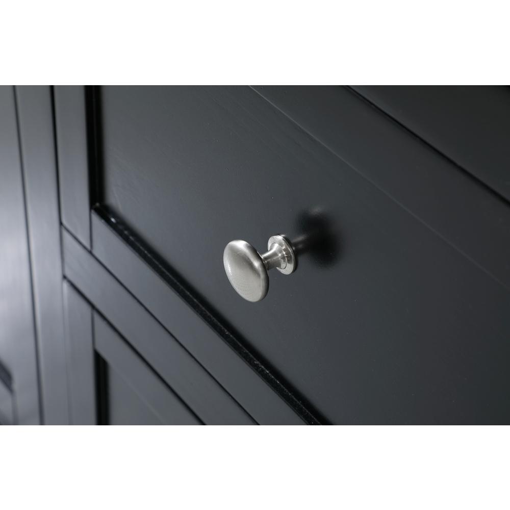 72 inch double bathroom vanity in black. Picture 12