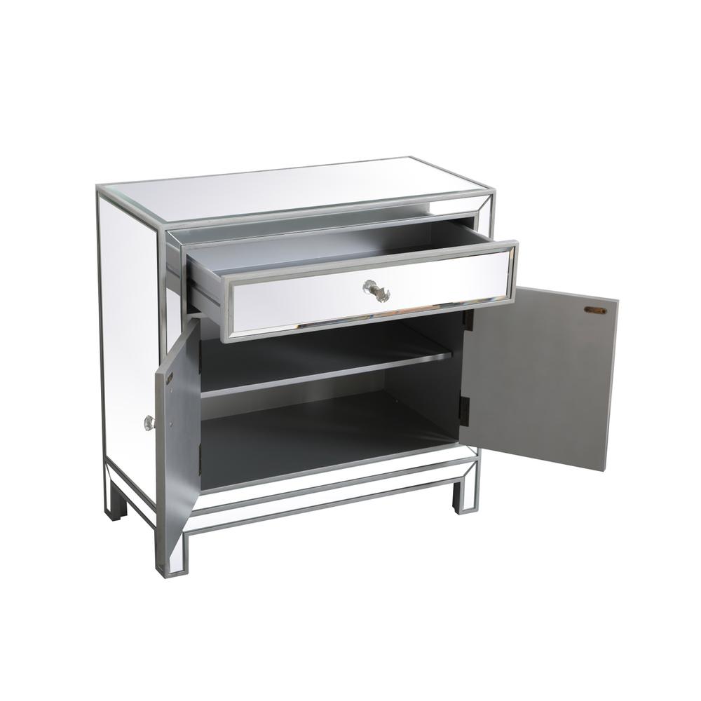 29 in. mirrored cabinet in antique silver. Picture 5