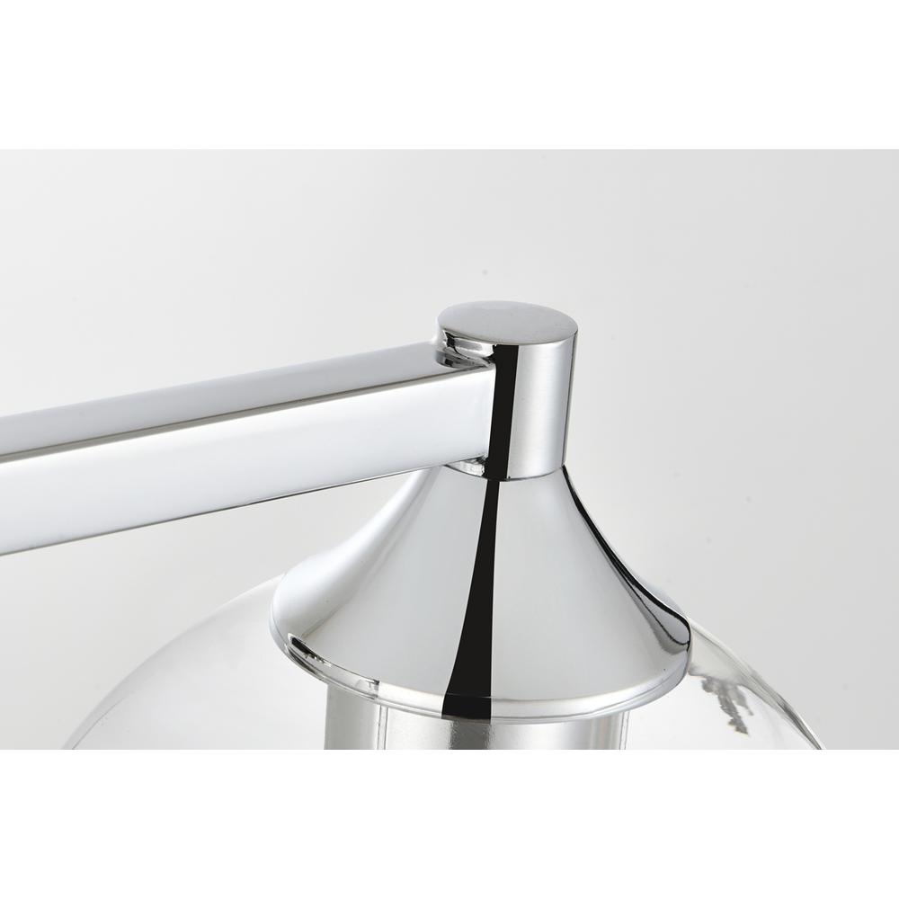 Foster 4 light Chrome and Clear Bath Sconce. Picture 5