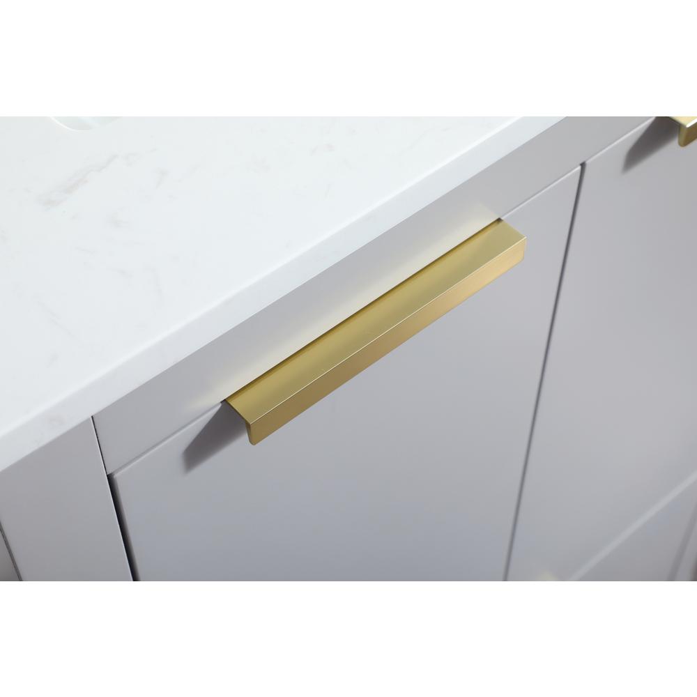 24 inch Single bathroom vanity in grey. Picture 12
