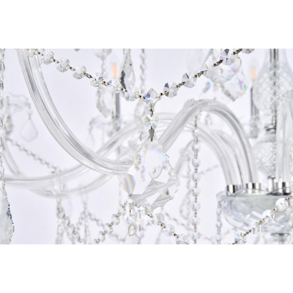 Verona 25 light Chrome Chandelier Clear Royal Cut Crystal. Picture 3
