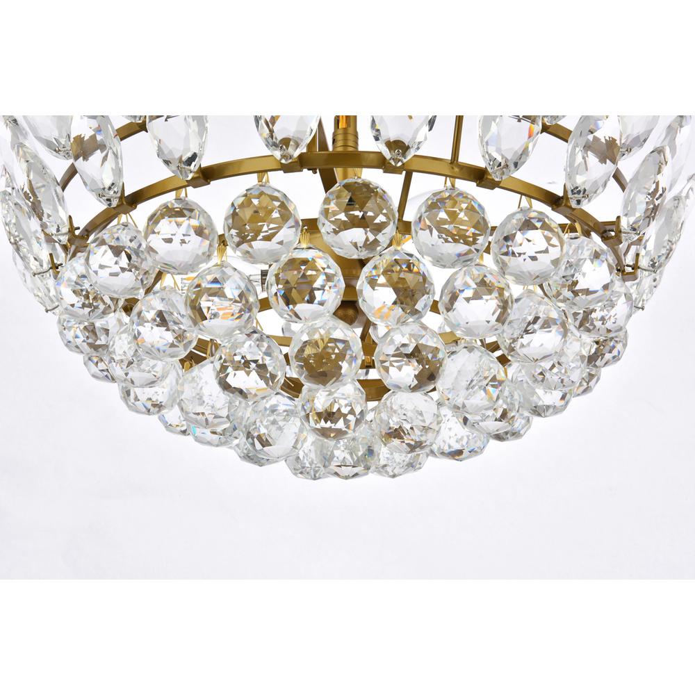 Emilia 18 inch pendant in brass. Picture 3