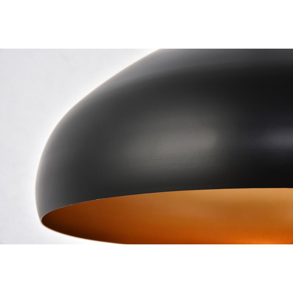 Circa Collection Pendant D16.5in H12in Lt:1 Black Finish. Picture 4