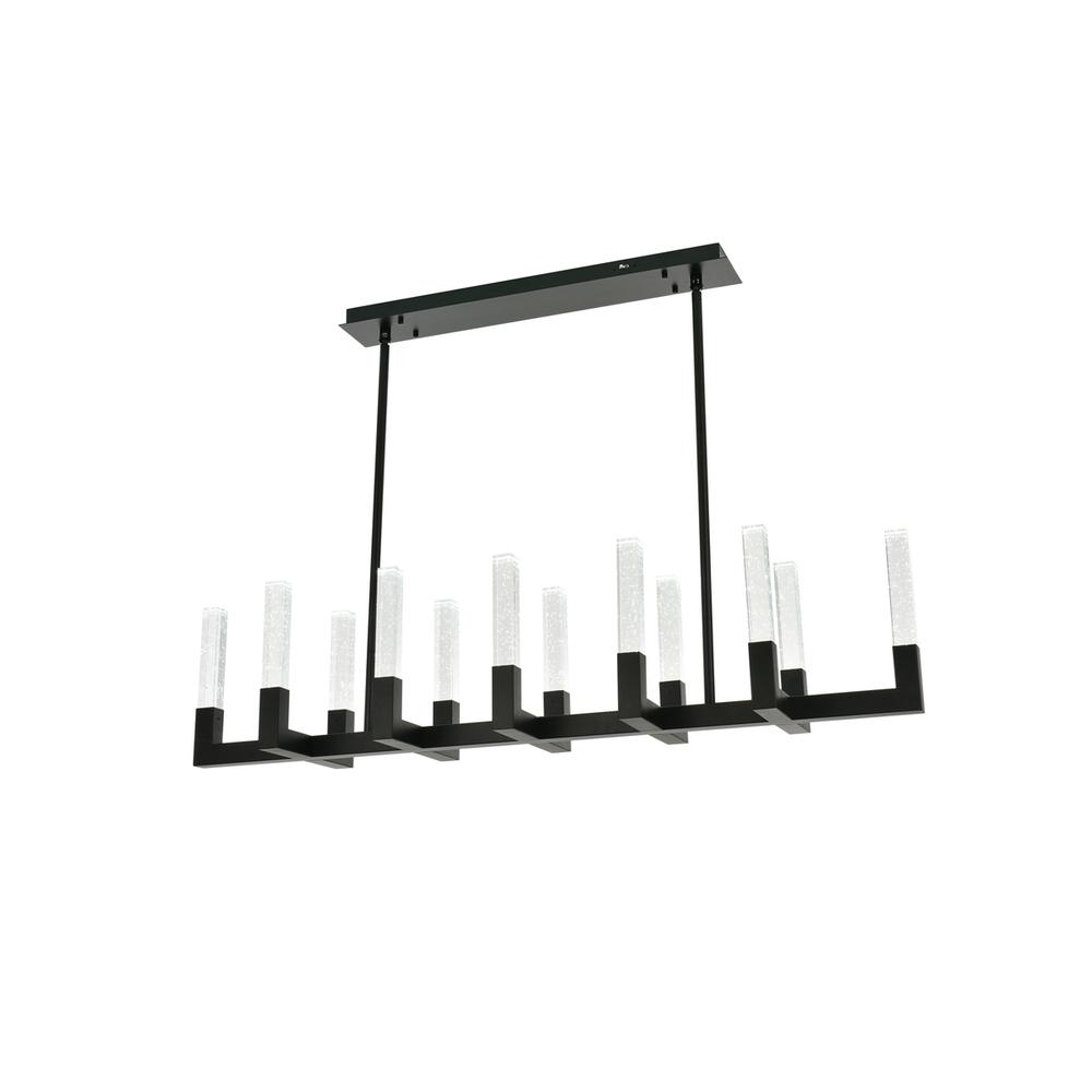 Noemi 54 inch Adjustable LED Pendant in Black. Picture 5