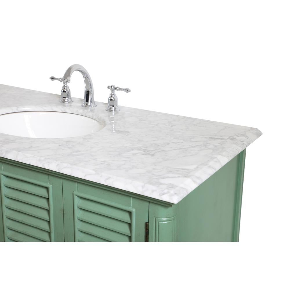 48 inch Single Bathroom Vanity in Vintage Mint. Picture 10