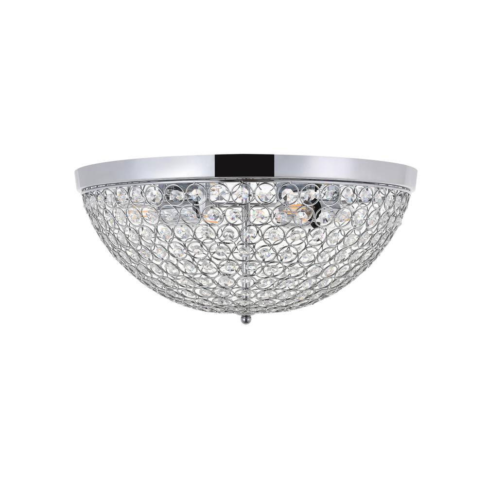 Taye 4 light Chrome Flush Mount. Picture 4