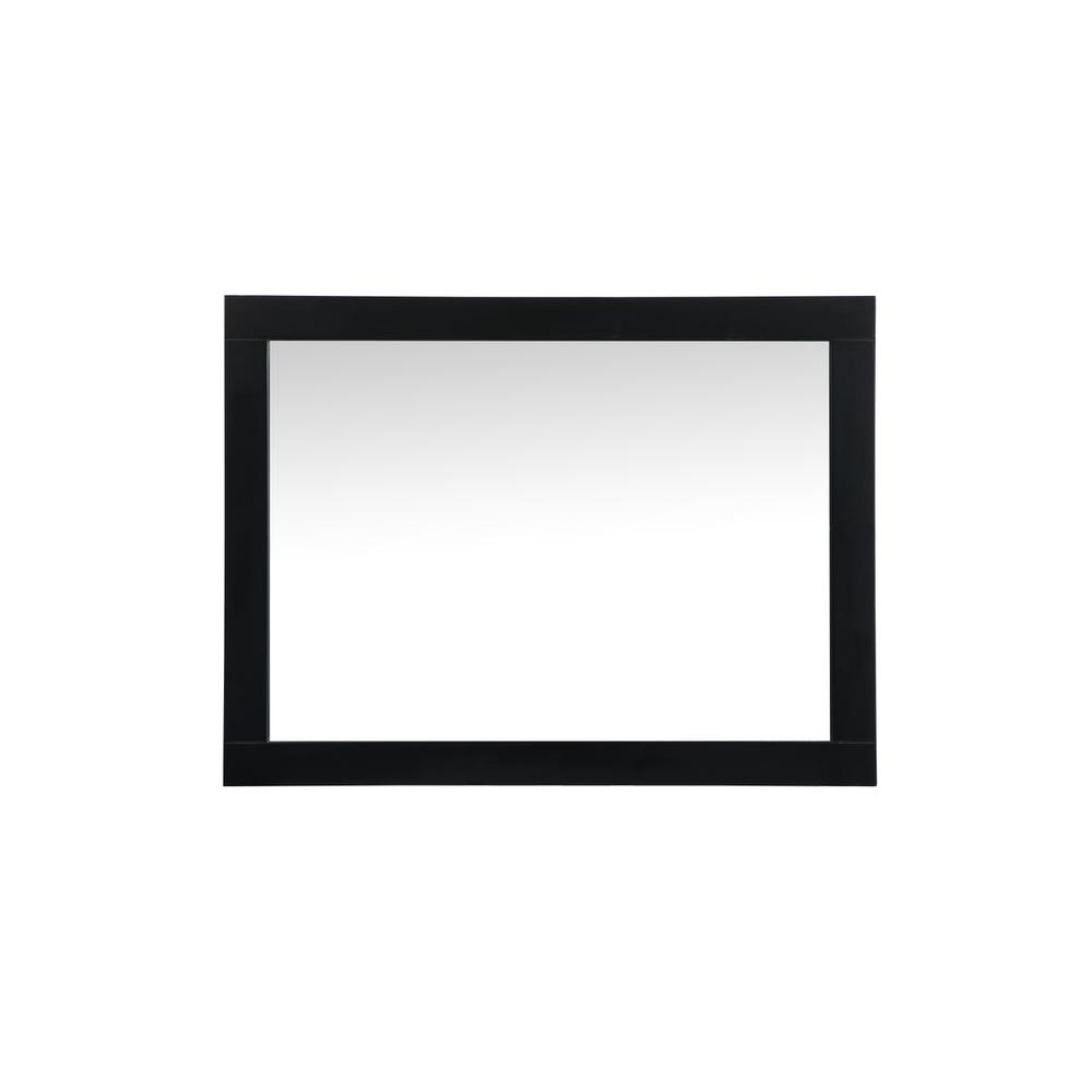 Aqua vanity mirror 27x36 inch in black. Picture 6