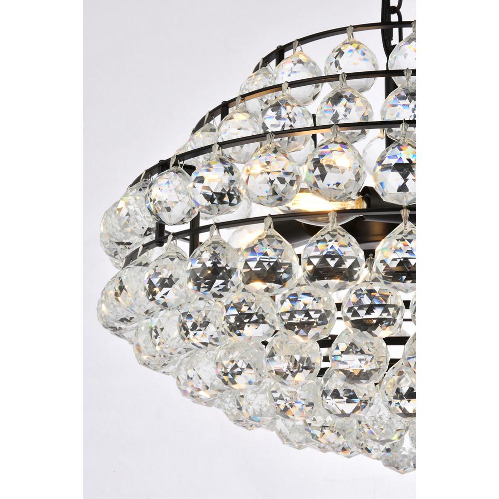 Savannah 20 inch pendant in black. Picture 4