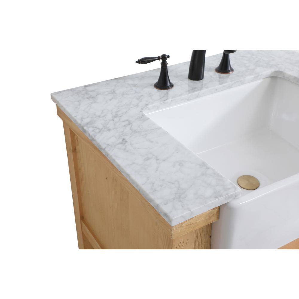 30 inch Single bathroom vanity in natural wood. Picture 11
