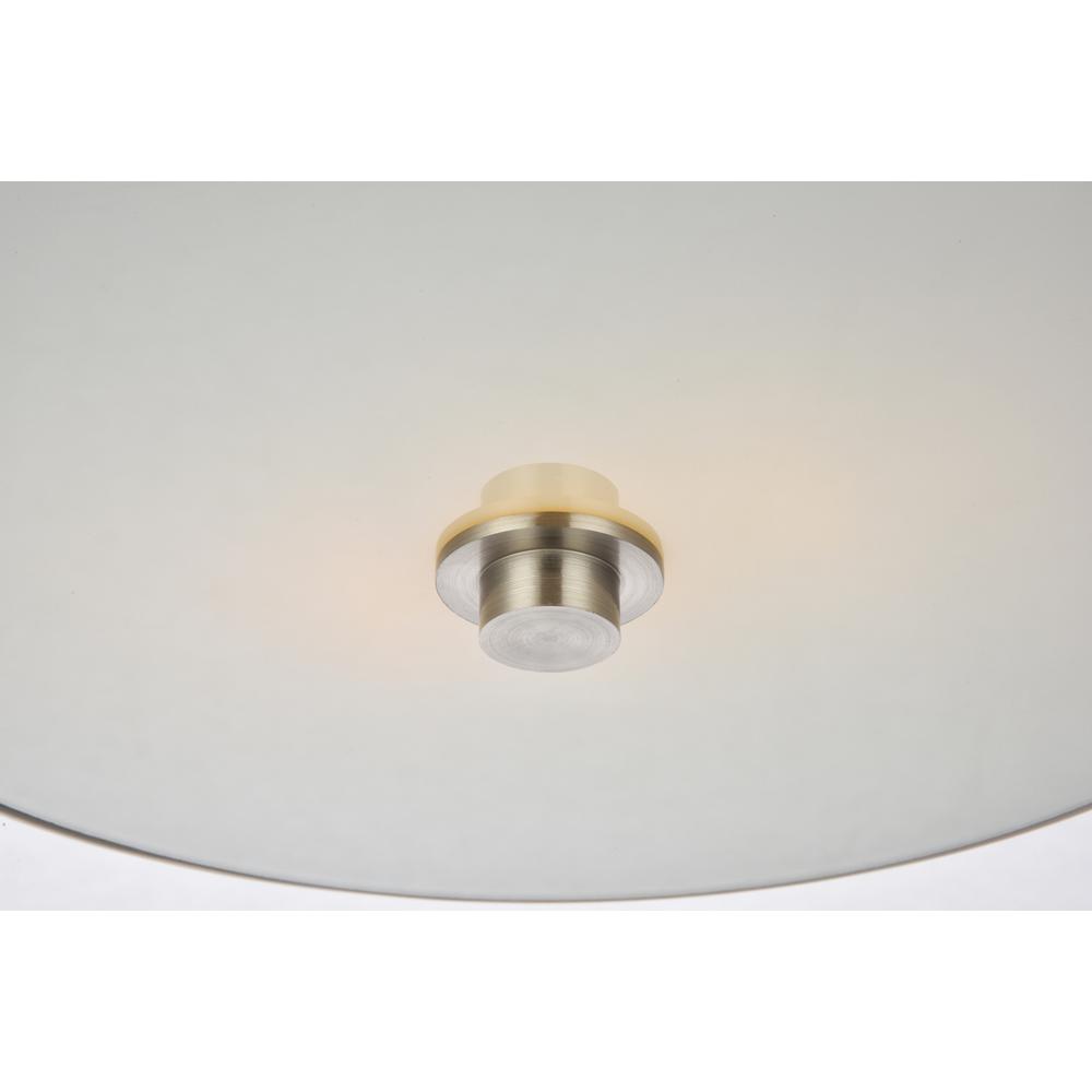 Hazen 2 light 12 inch Burnished Nickel flush mount. Picture 4