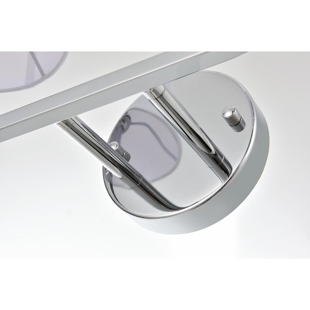 Colson 4 light Chrome and Clear Bath Sconce. Picture 4