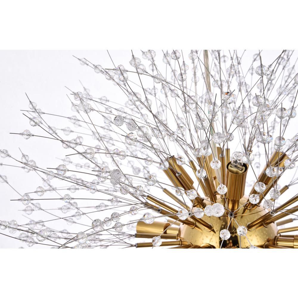 Solace 12 lights Gold pendant. Picture 3