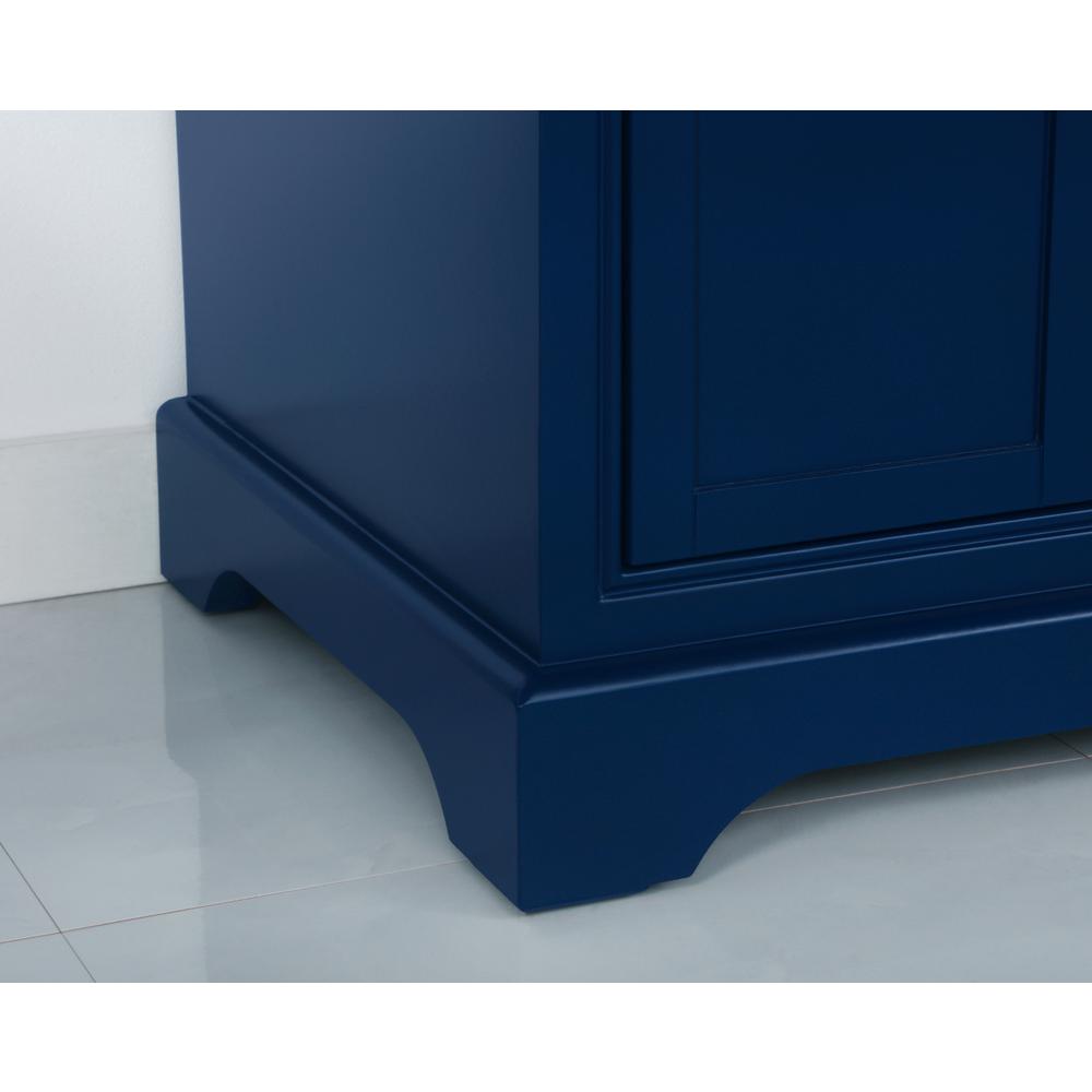 24 inch Single bathroom vanity in Blue. Picture 6