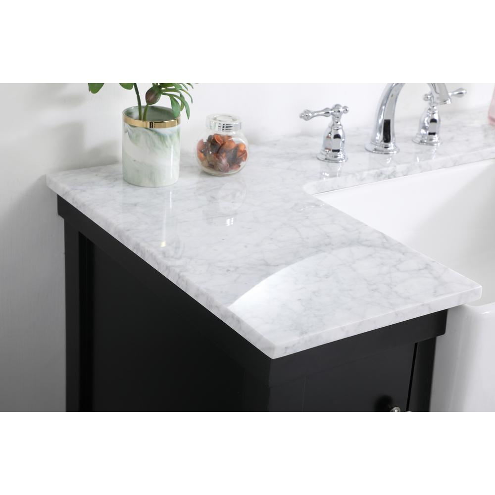 42 inch Single bathroom vanity in black. Picture 5