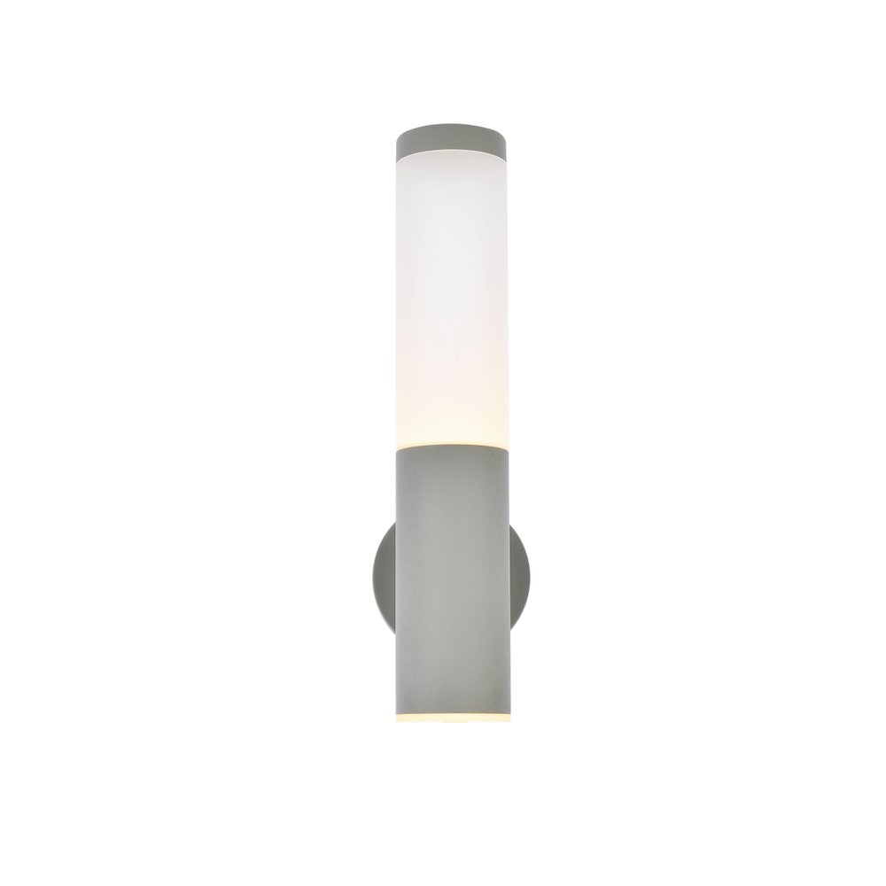 Raine Integrated Led Wall Sconce  In Silver. Picture 1