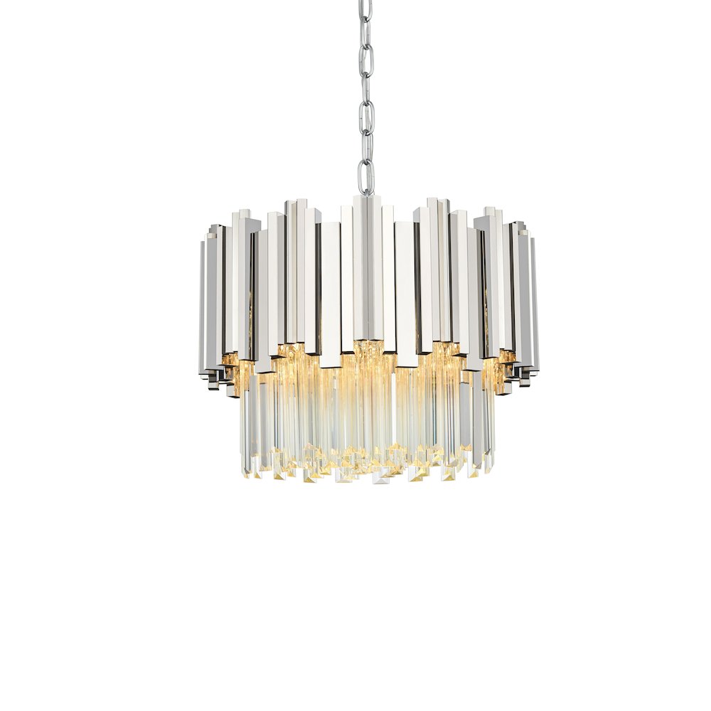 Willow 16 Inch Chandelier In Chrome. Picture 3