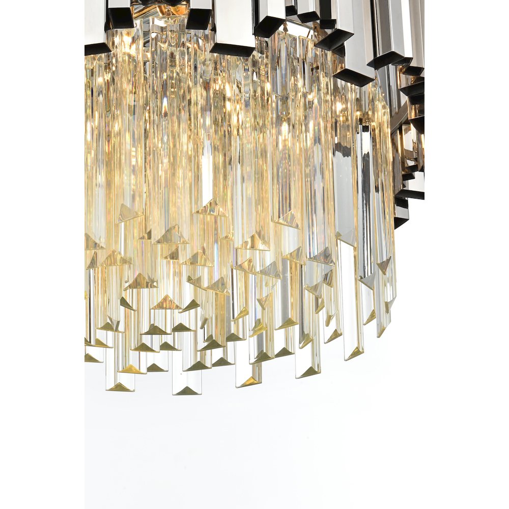 Willow 16 Inch Chandelier In Chrome. Picture 6