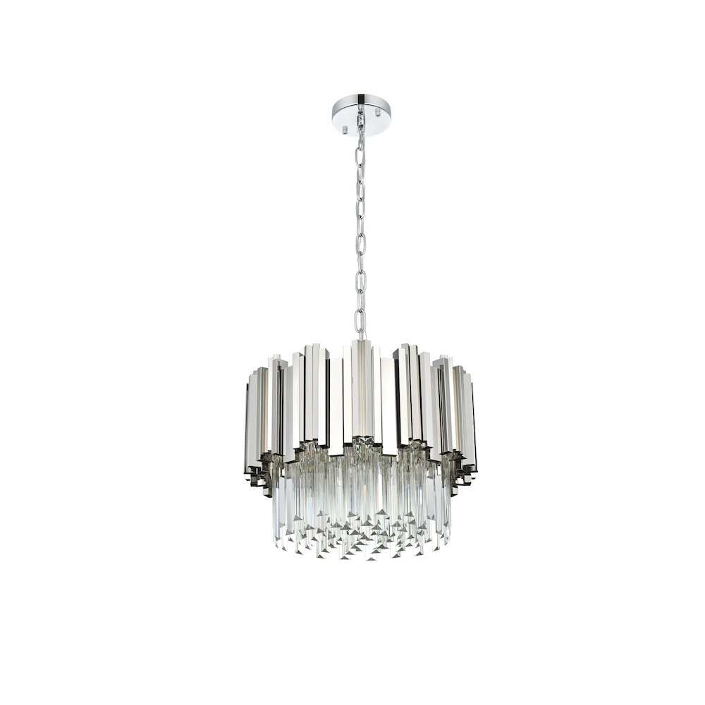Willow 16 Inch Chandelier In Chrome. Picture 7