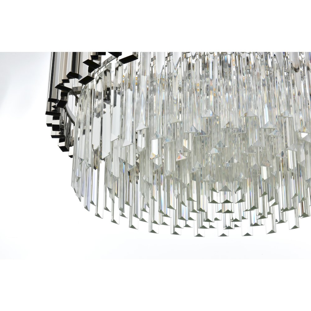 Willow 24 Inch Chandelier In Chrome. Picture 6